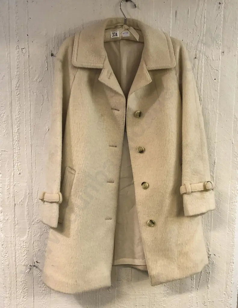 Vintage Mohair Car Coat Size 12 (AF) Image 1++