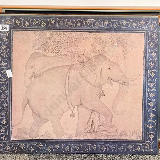 Picture of Indian Elephants and two other works