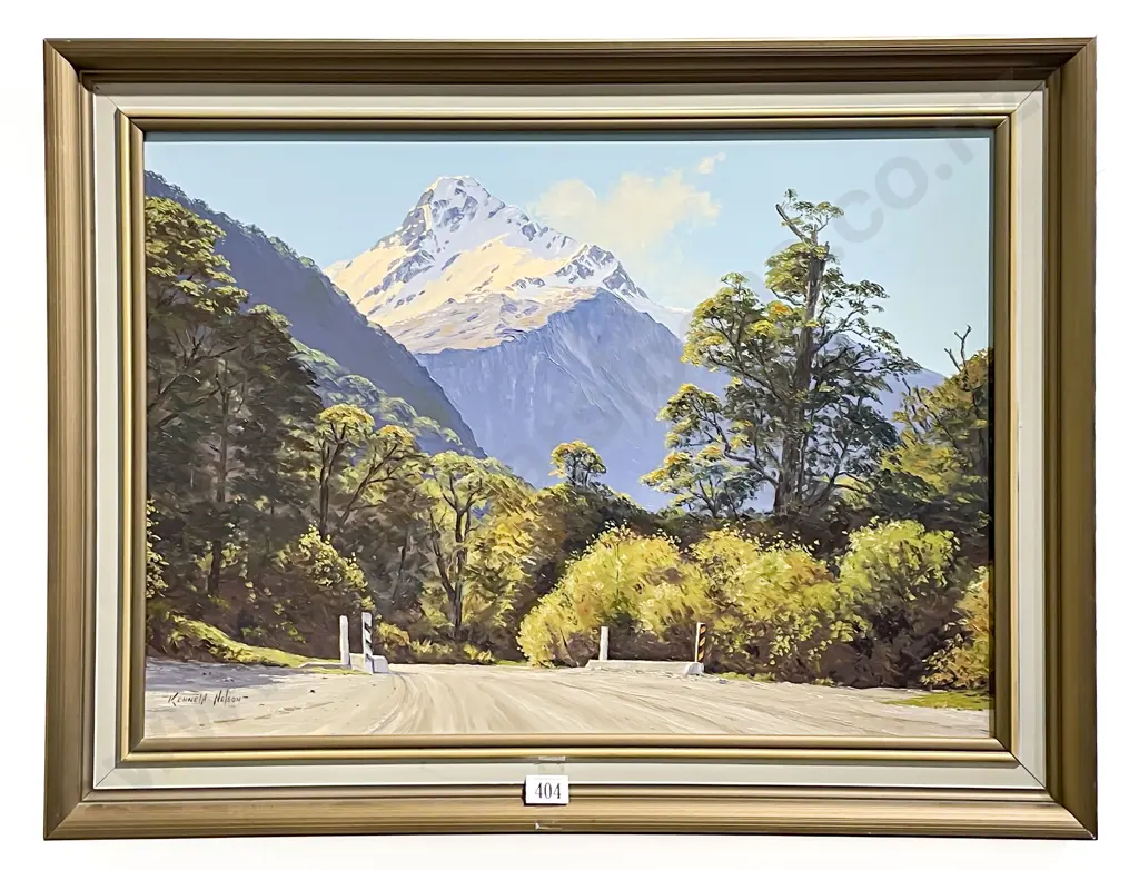 Kenneth J Nelson Mt Lyttle Holyford Valley and other of Mitre Peak Image 1++