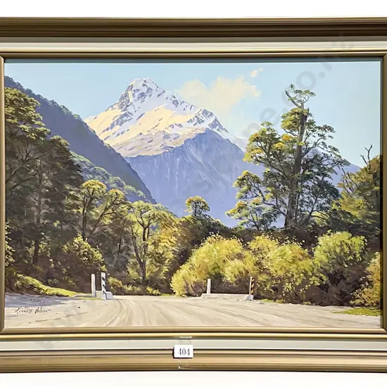 Kenneth J Nelson Mt Lyttle Holyford Valley and other of Mitre Peak