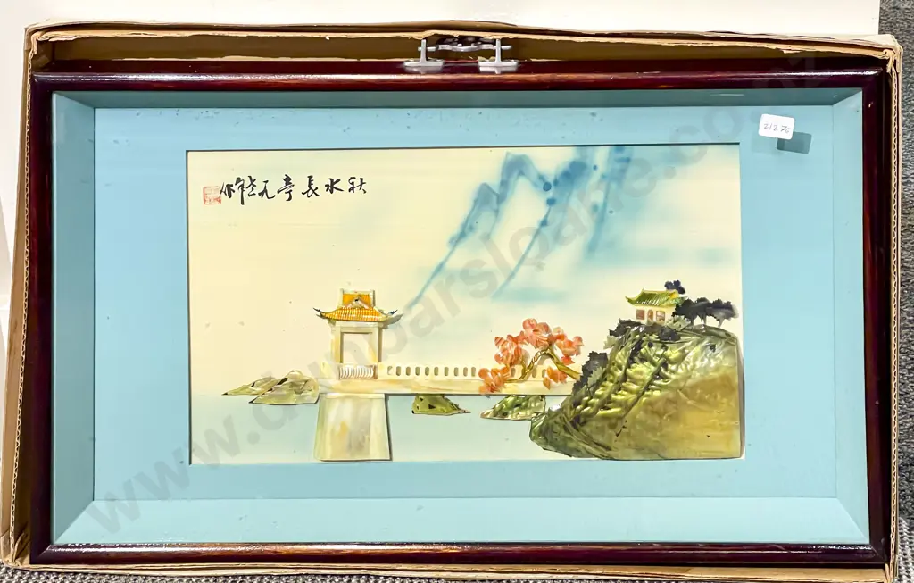 Two 3D Chinese Mixed Media Artworks Image 1++