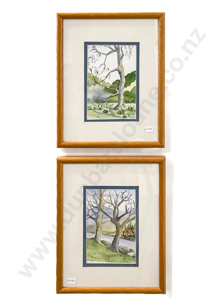 Four Small Watercolour Landscapes Image 1++