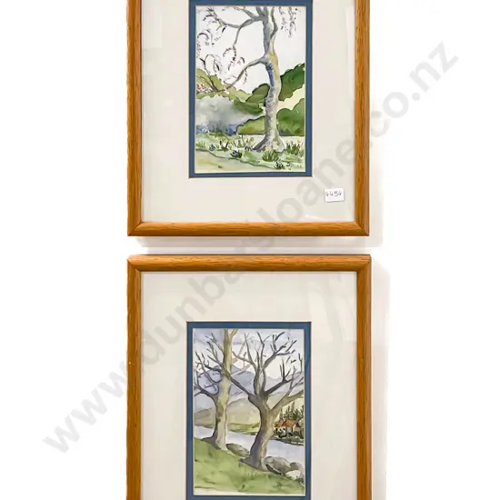 Four Small Watercolour Landscapes