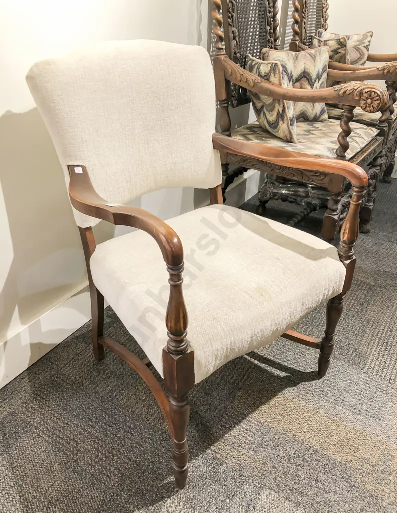 Mahogany Open Armchair Image 1++