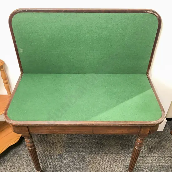 Regency Mahogany Foldover Card Table