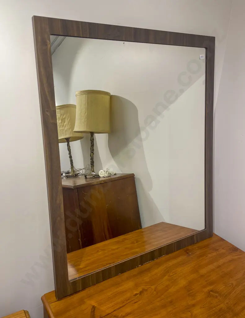 Five Drawer Chest & Wall Mirror Image 1++