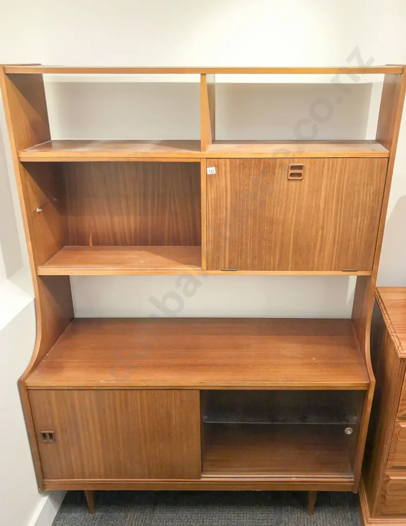Retro Teak Drinks Cabinet Image 1++