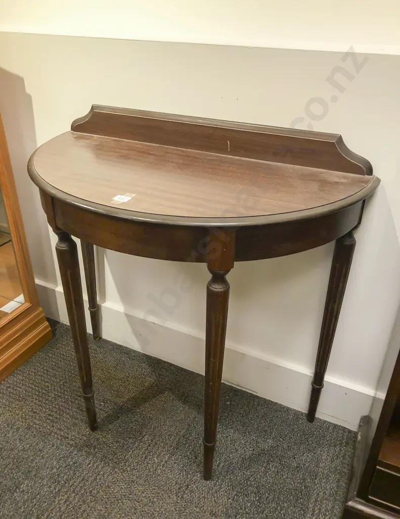 D Shaped Hall Table Image 1++
