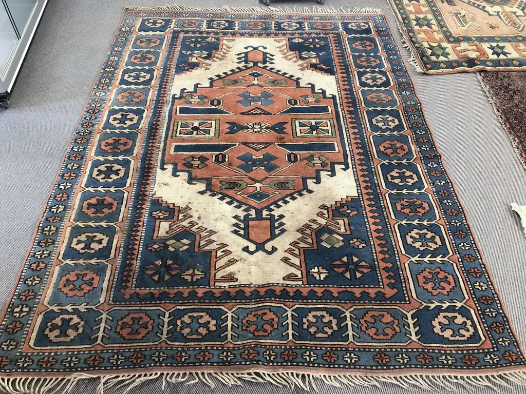 Two Large Turkish Floor Rugs Image 1++