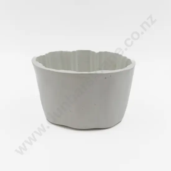 Victorian Heavy White China Jelly Mould
