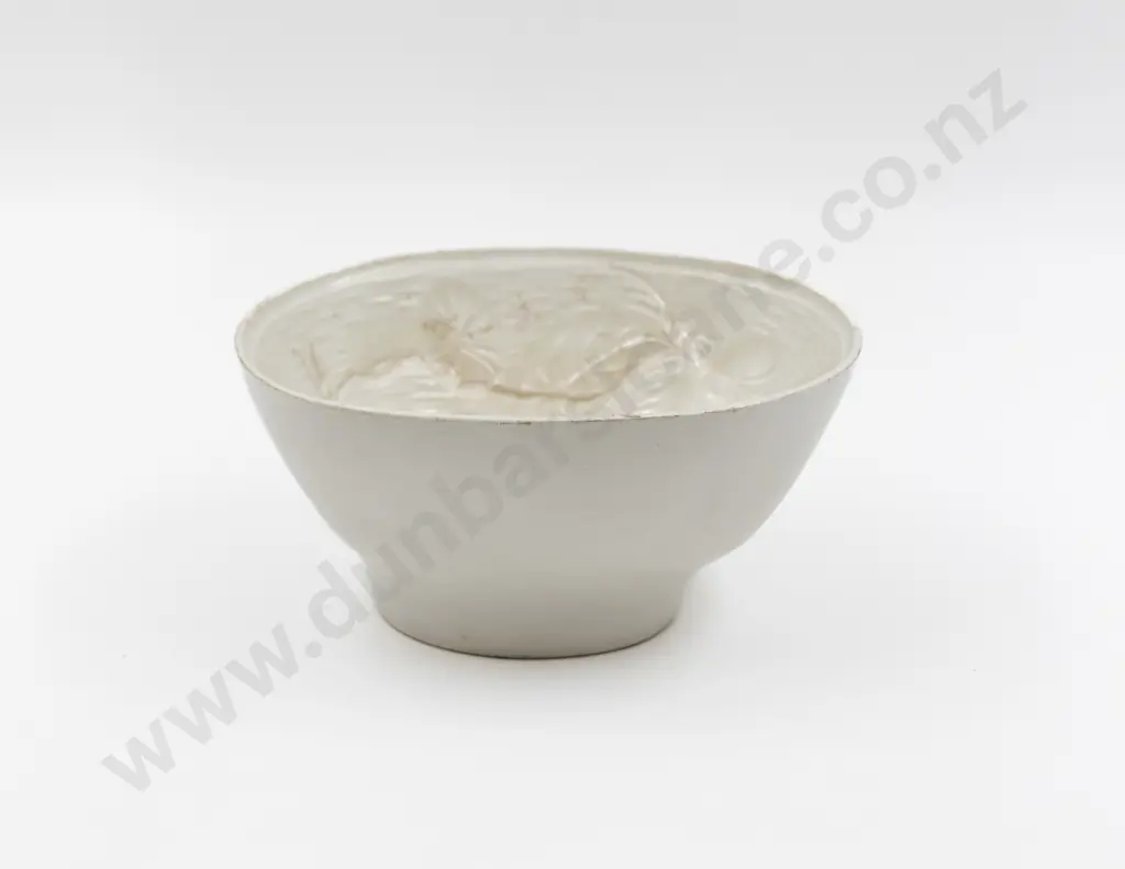 Victorian White China Jelly Mould Image 1++