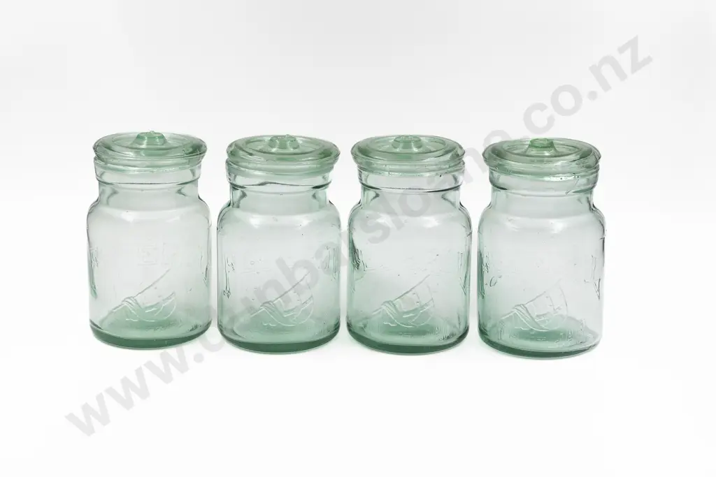 Four Early C20th Federal Fruit Jars Image 1++