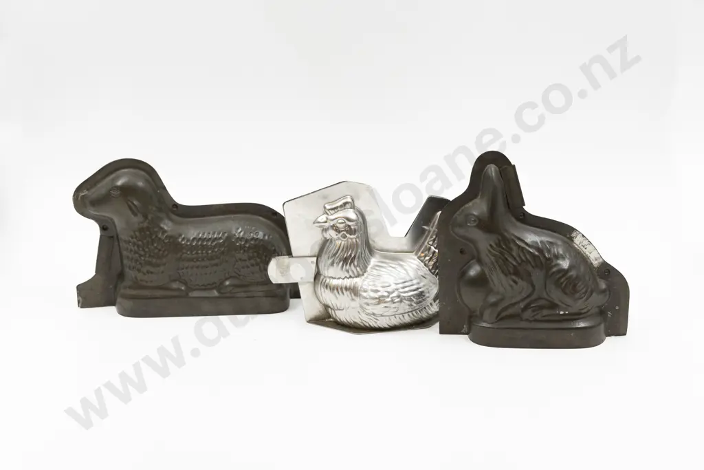 Two Early C20th German & Other Animal Chocolate Moulds Image 1++