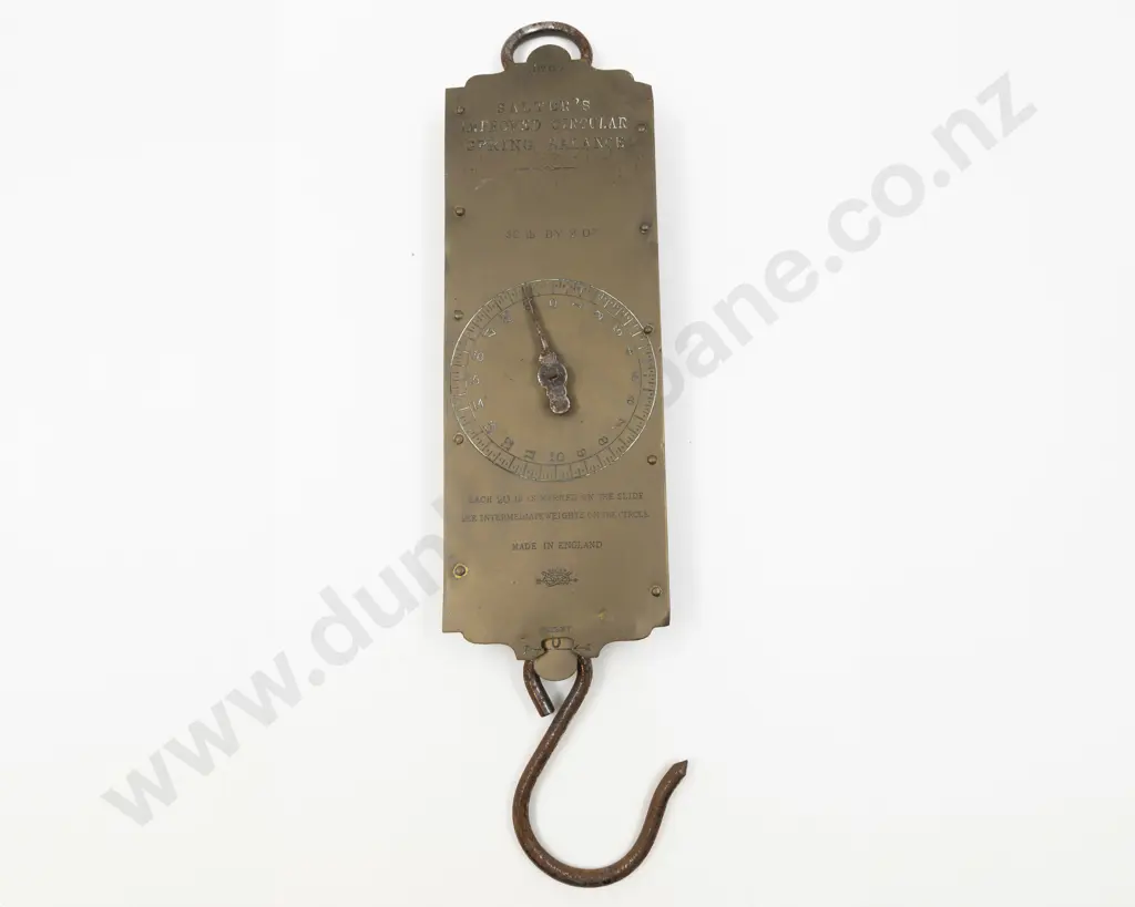 Early C20th Salter's Improved Circular Spring Balanced Scales Image 1++