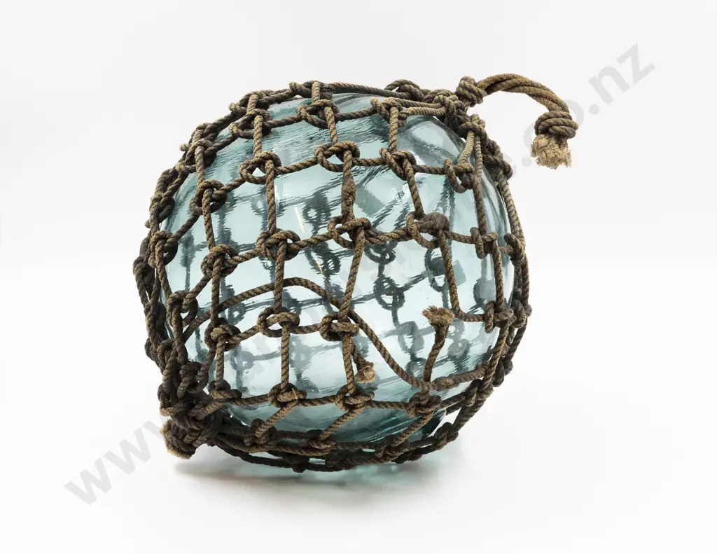 Large Original Roped Glass Buoy Image 1++