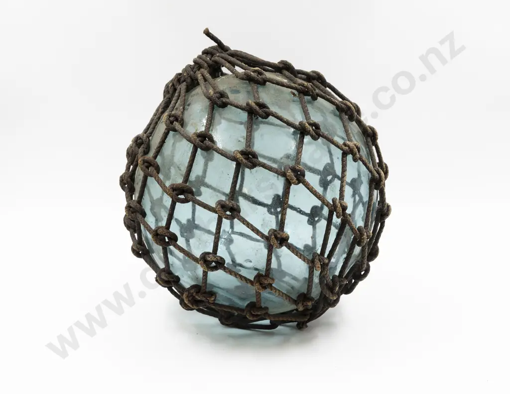 Large Original Roped Glass Buoy Image 1++