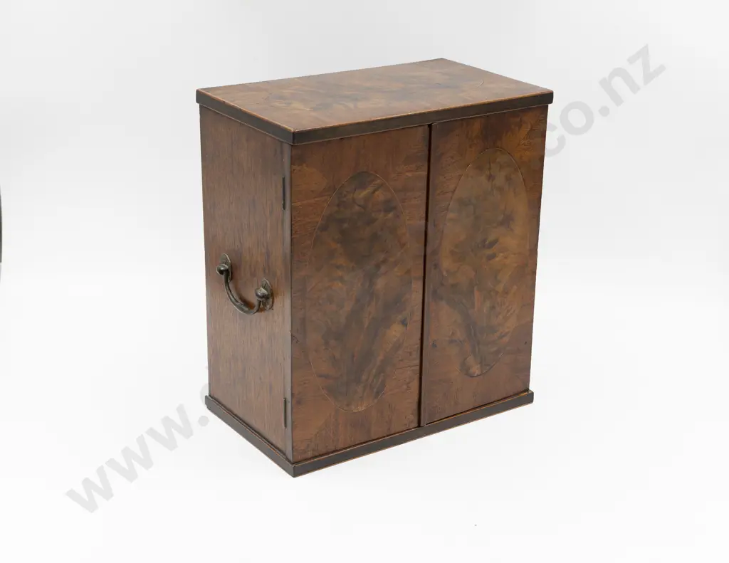 Victorian Flame Mahogany Panelled Chest Image 1++
