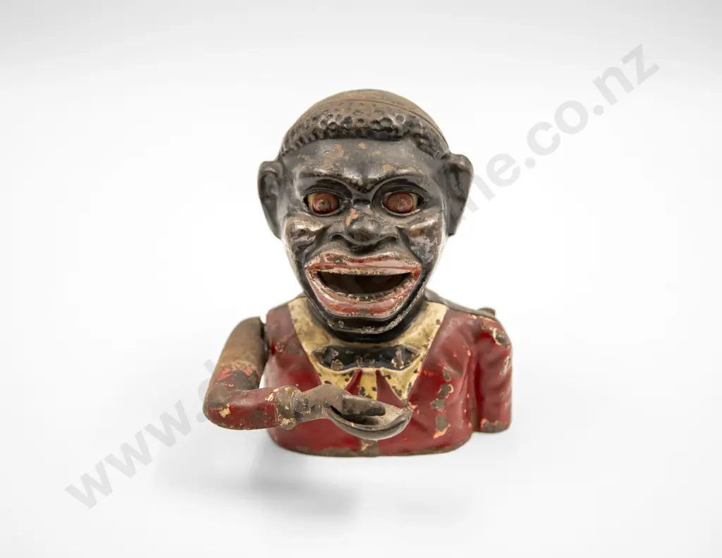 Antique Cast Iron 'Jolly' Money Box Image 1++
