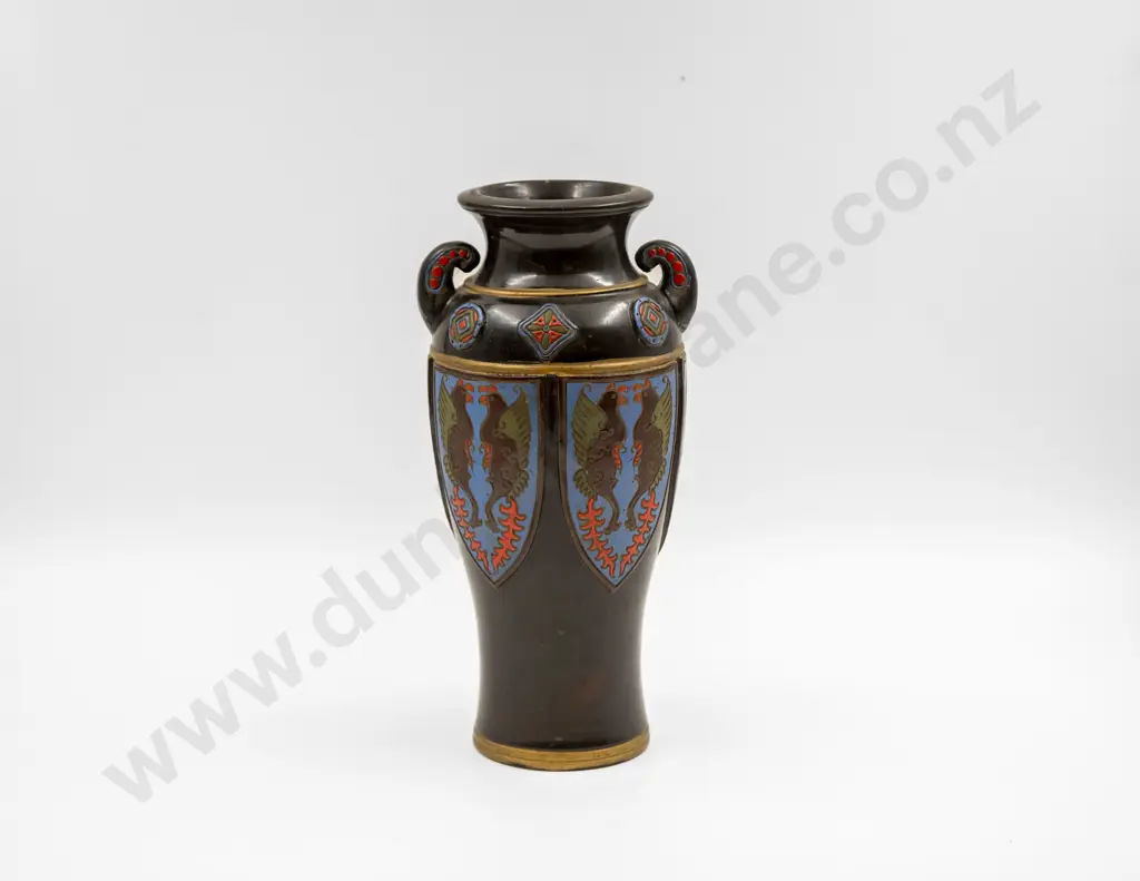 Early C20th Japanese Mantel Vase Image 1++