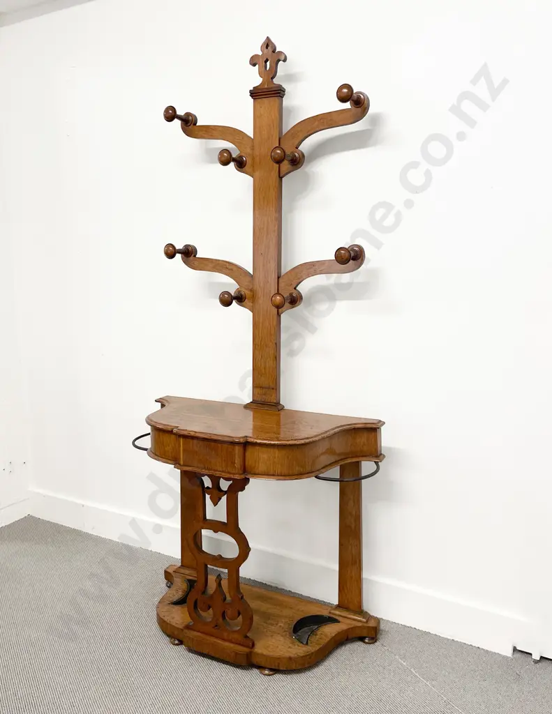 Vict Oak Hallstand Image 1++