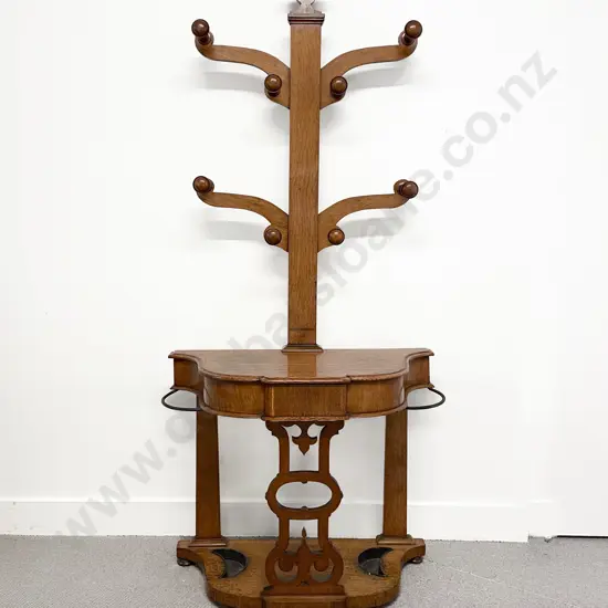 Vict Oak Hallstand