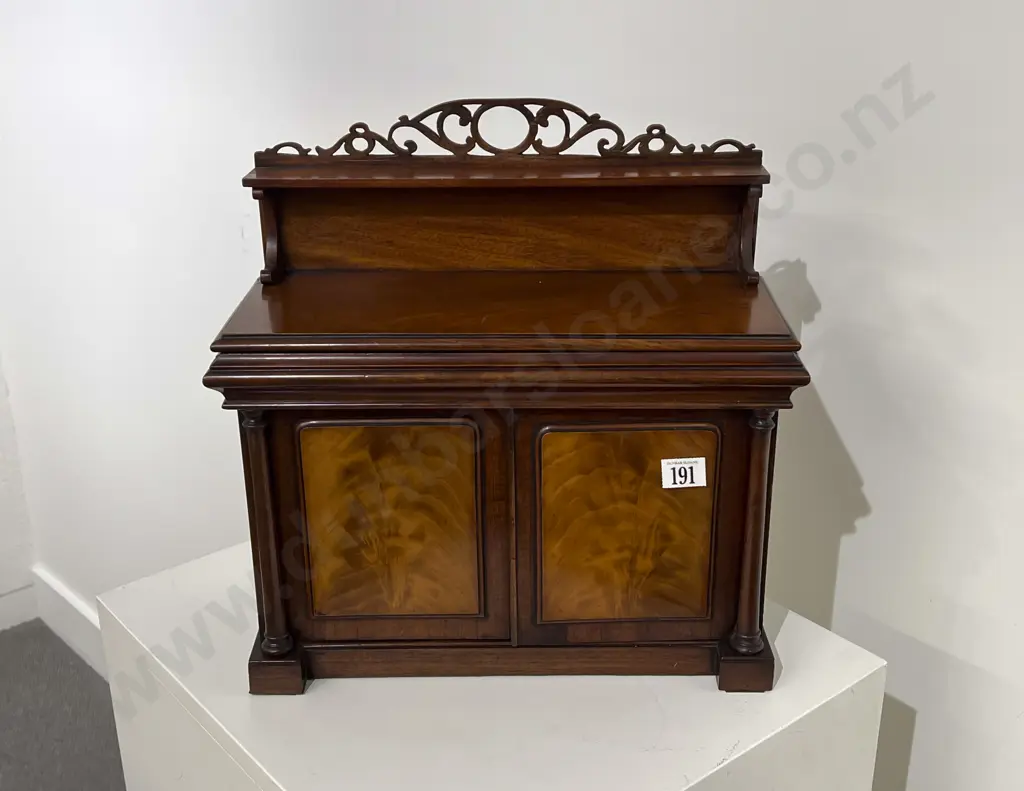 Victorian Cabinet Makers Apprentice Mahogany Miniature Chiffonier Image 1++