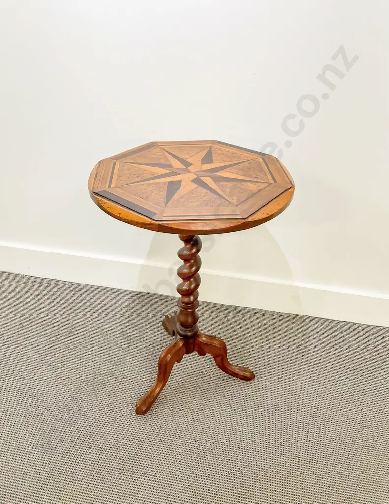 NZ Colonial Mixed Native Timber Wine Table Image 1++