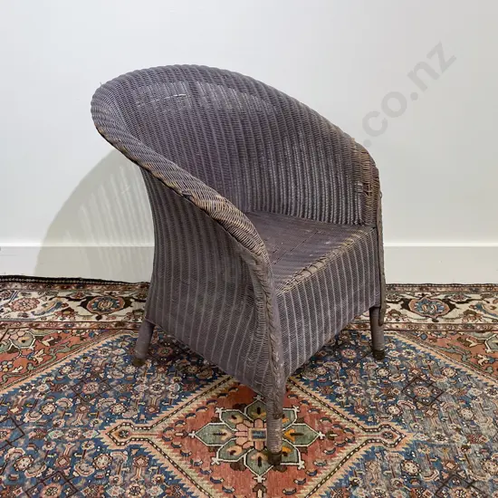 C1930's Two Lloyd Loom Childs Tub Chairs