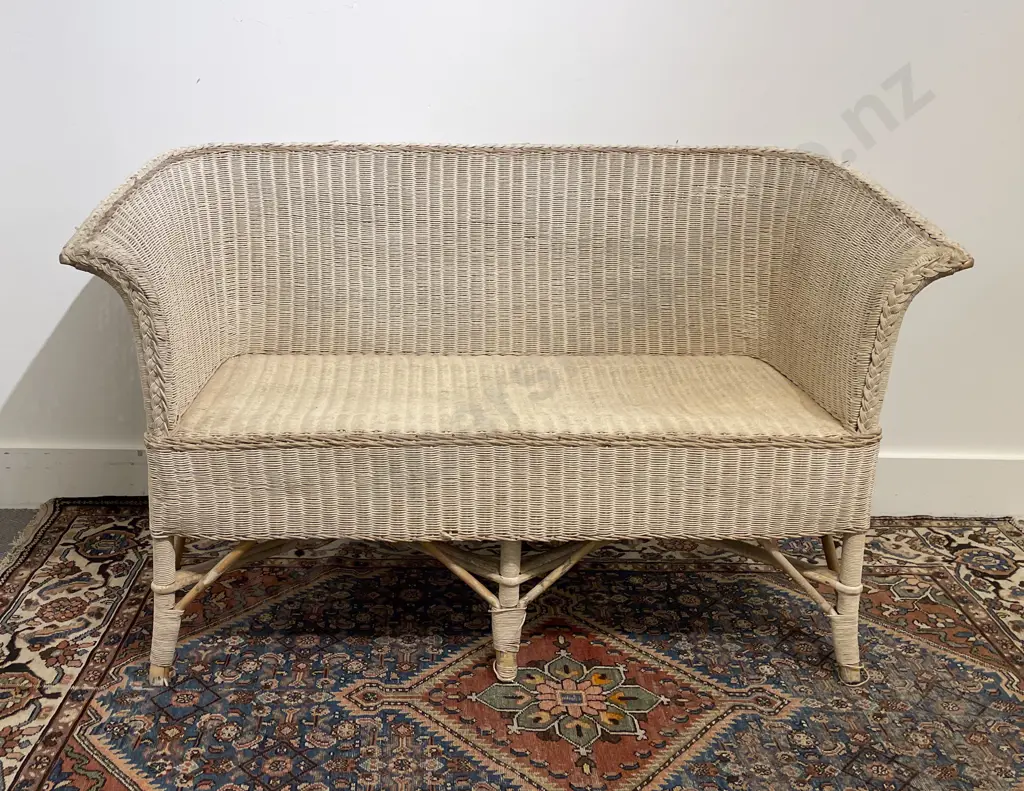 C1920's Lloyd Loom Conservatory Settee Image 1++