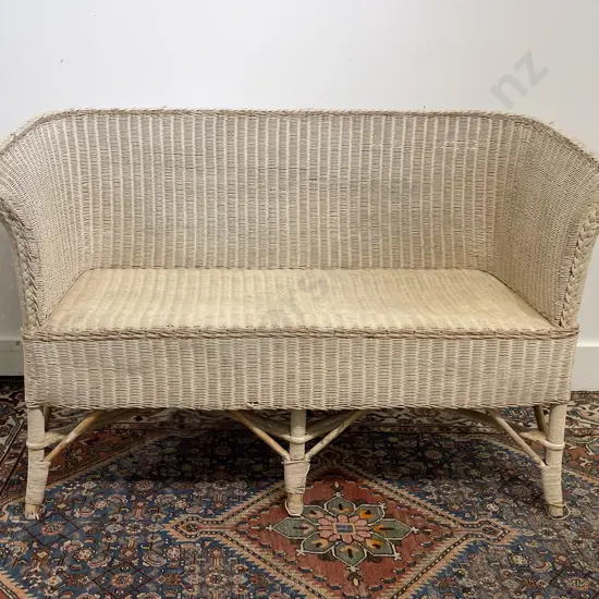 C1920's Lloyd Loom Conservatory Settee