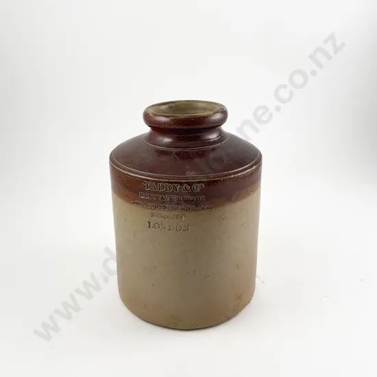 Vic Taddy & Co Stoneware Tobacco Jar