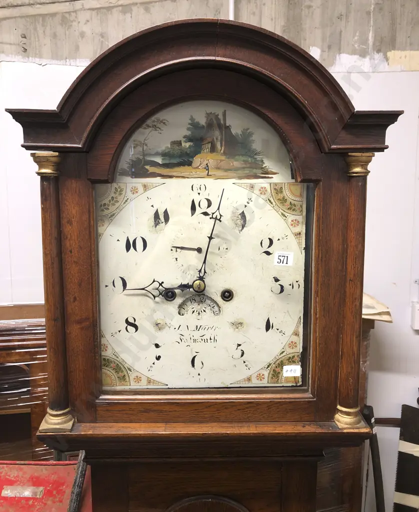 Geo III Long Case Clock Image 1++