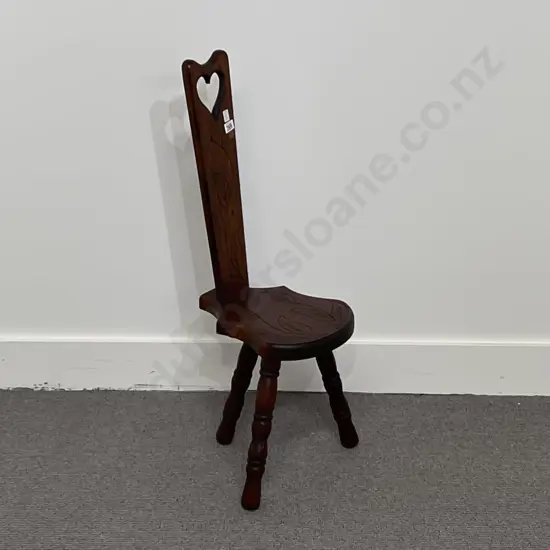 Mid C20th Beech Wool Spinners Chair