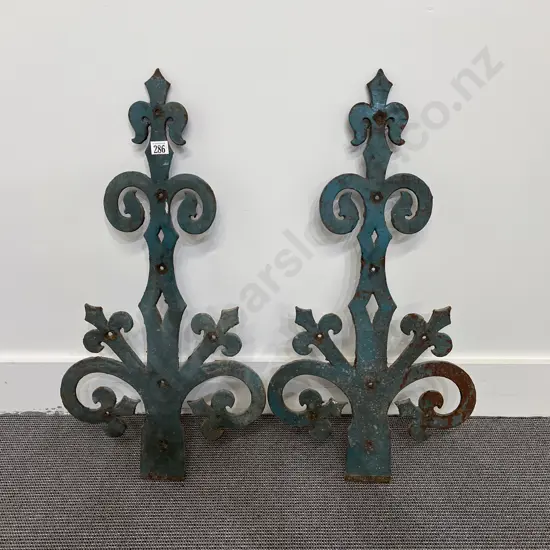 Pair Cast Iron Gate Mount