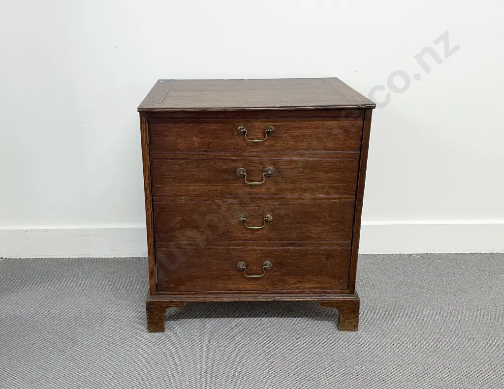 C19th Oak Cammode Cupboard Image 1++