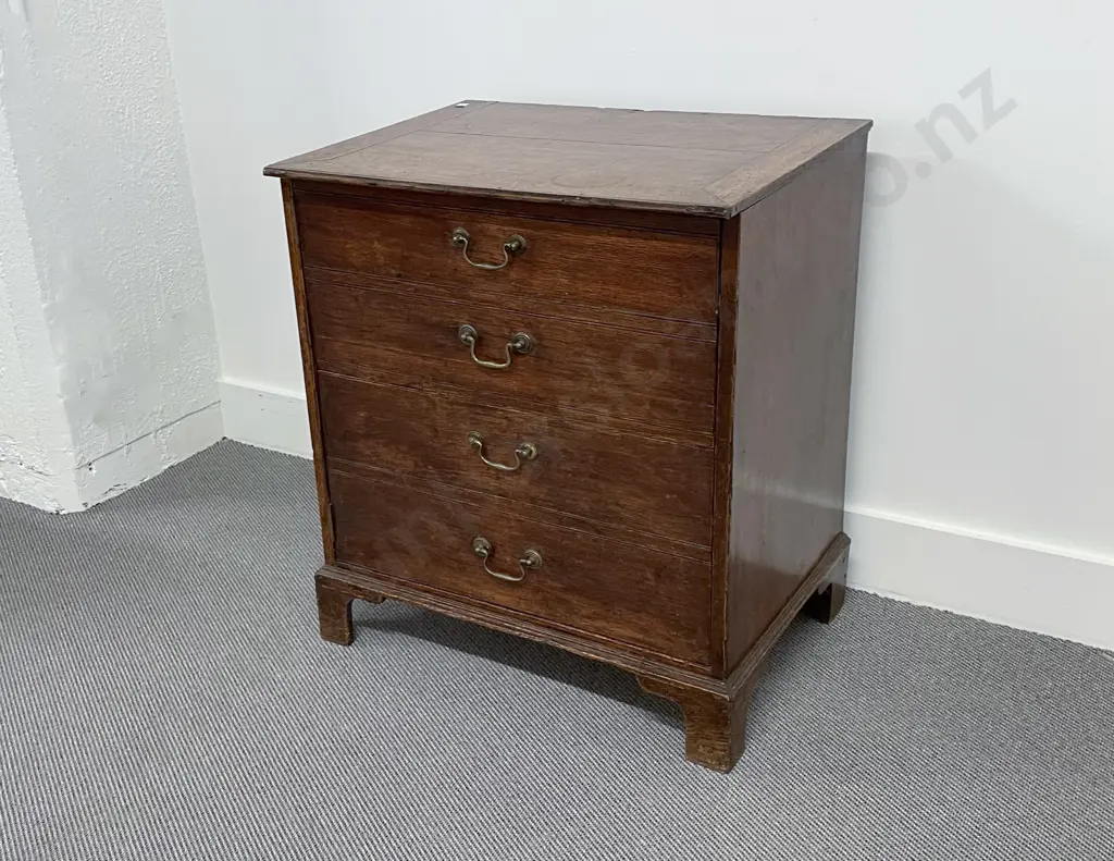 C19th Oak Cammode Cupboard Image 1++