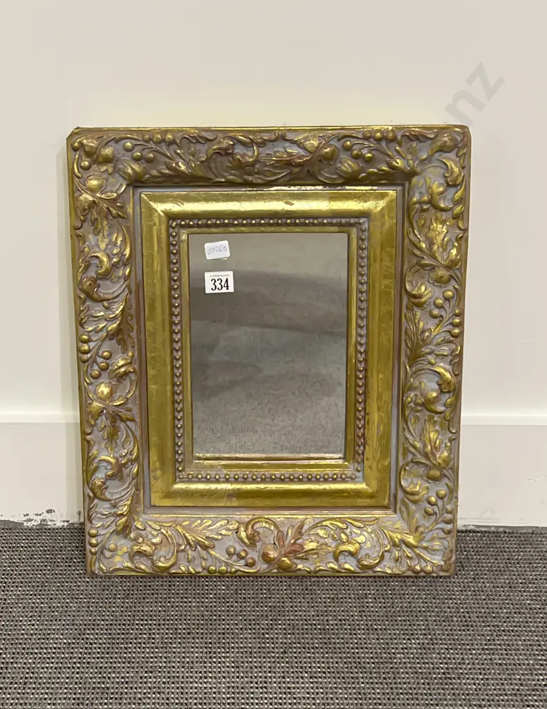 Decoratively Framed Plaster Gilt Wall Mirror Image 1++