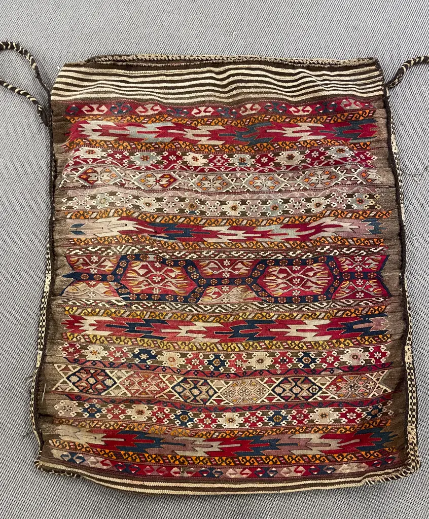 Large Antique Kilim Saddle Bag Image 1++