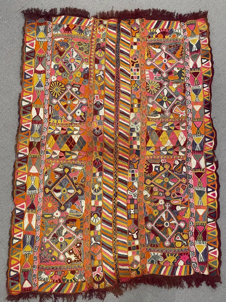 Antique Iranian Wedding Blanket Image 1++