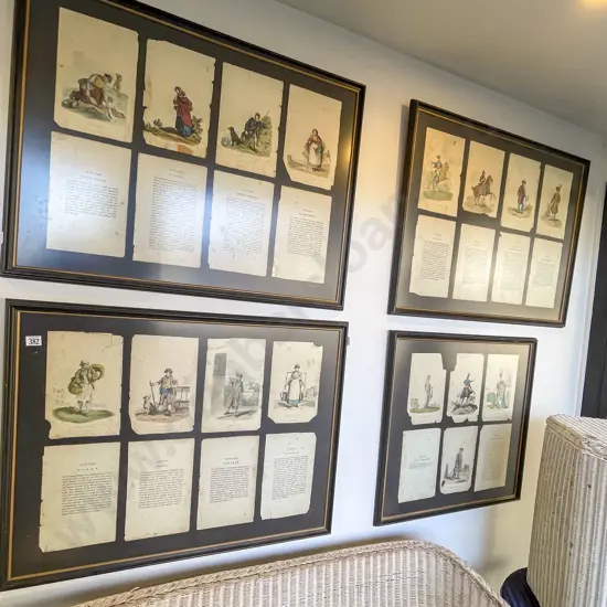 Four Framed Works