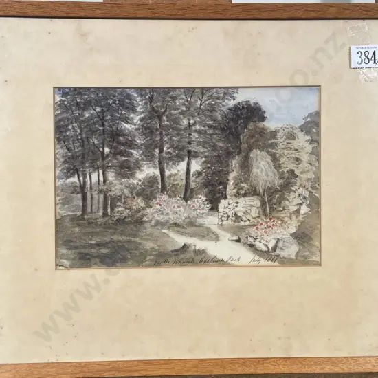 Victorian Watercolour Dated July 1857