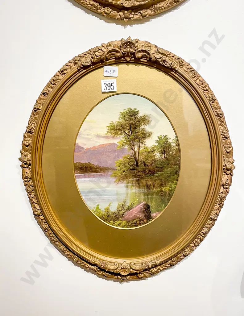 Pair Late C19th Scottish High Loch Views Image 1++