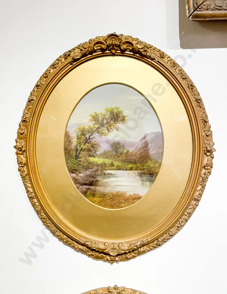 Pair Late C19th Scottish High Loch Views Image 1++