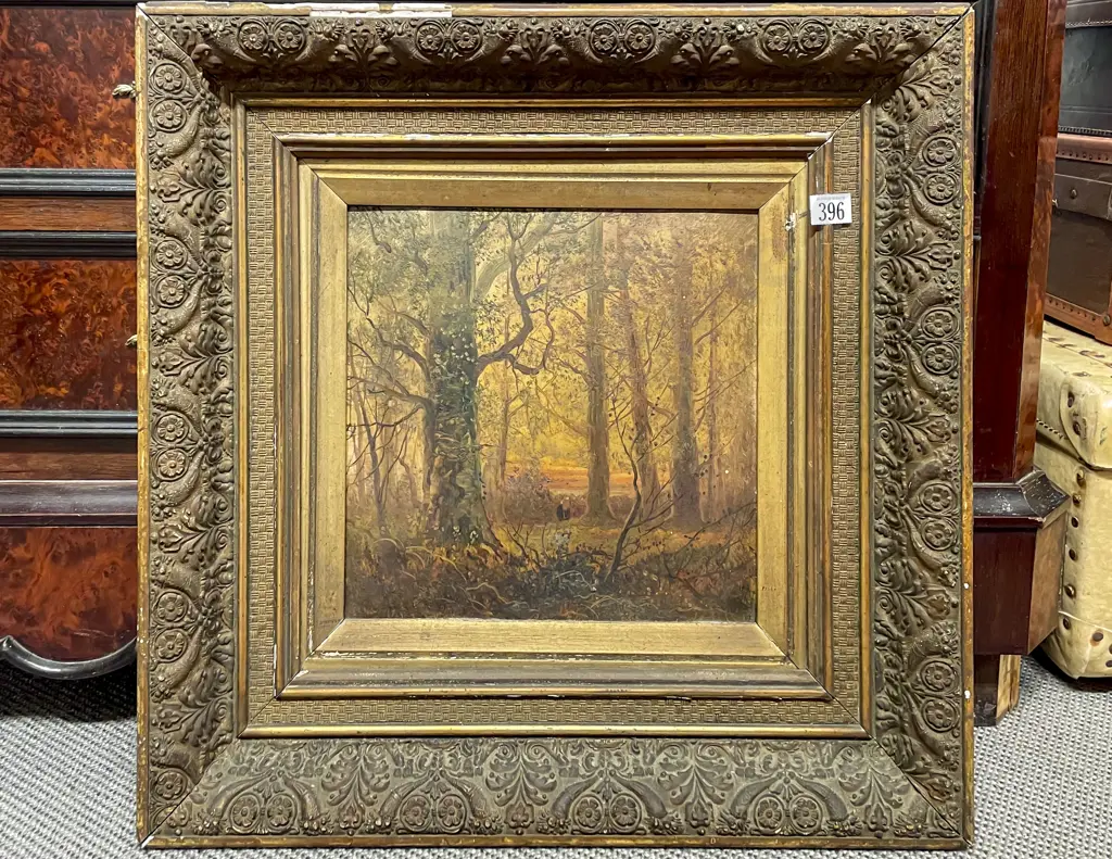 Pair Late Vict Oil on Board Image 1++