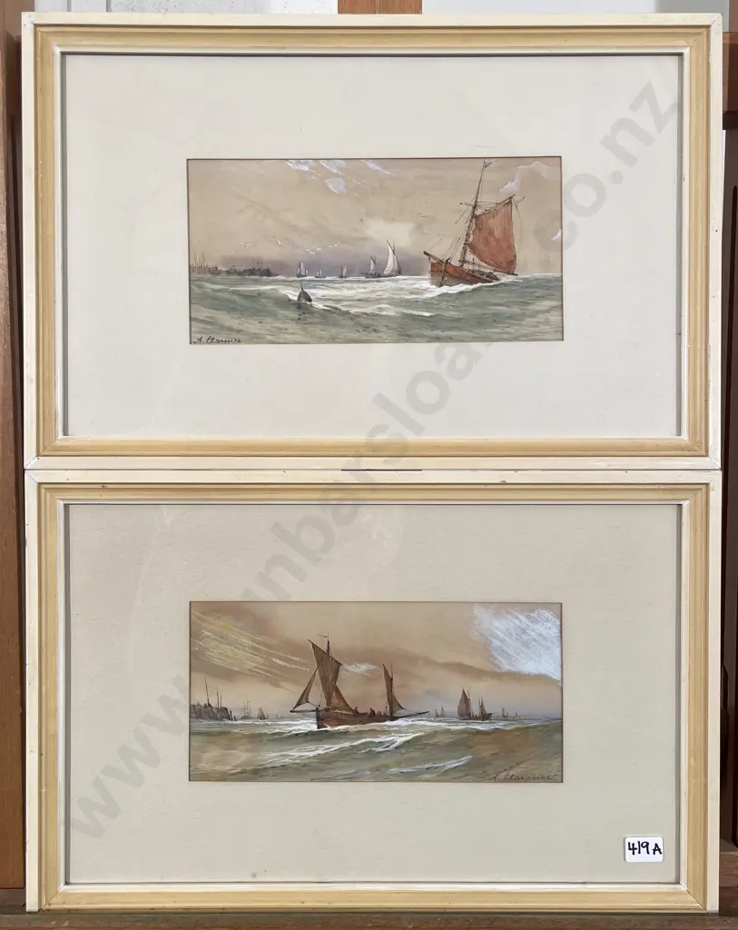 Arderne Clarence (British 1882 - 1966) - Pair Marine Scenes Image 1++