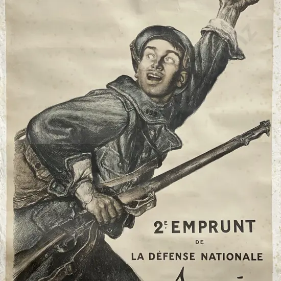 Vintage Poster 'On les aura! 2e emprunt de la défense nationale - Souscrivez' 1916
