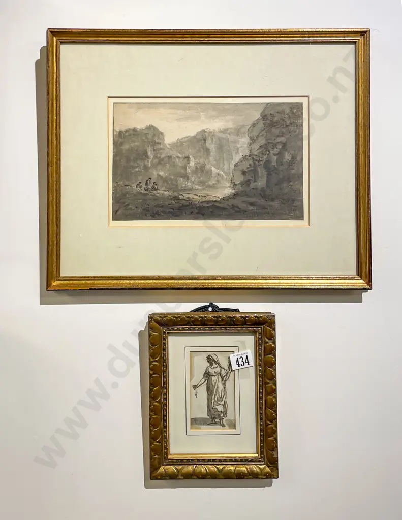 Two Georgian Watercolours Image 1++