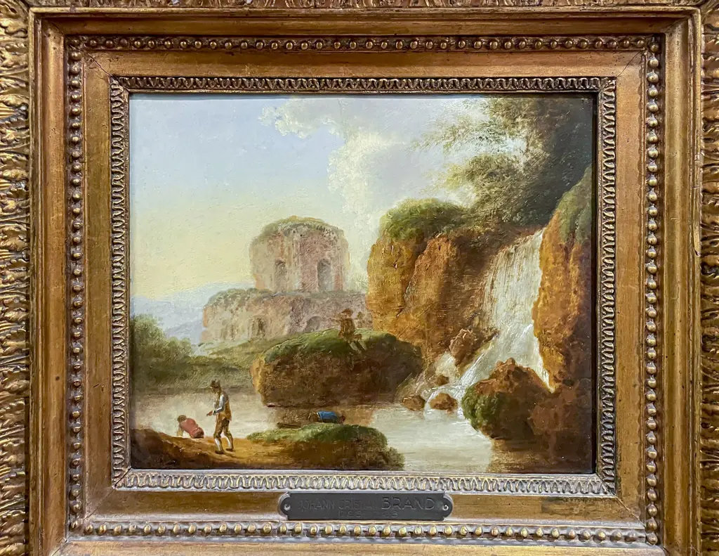 Pair Johann Cristian Brand (1723 - 1793) - Romantic Landscapes Image 1++