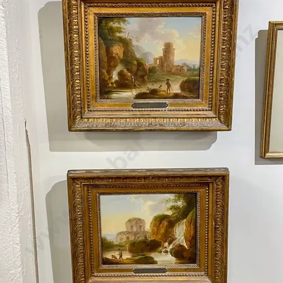 Pair Johann Cristian Brand (1723 - 1793) - Romantic Landscapes