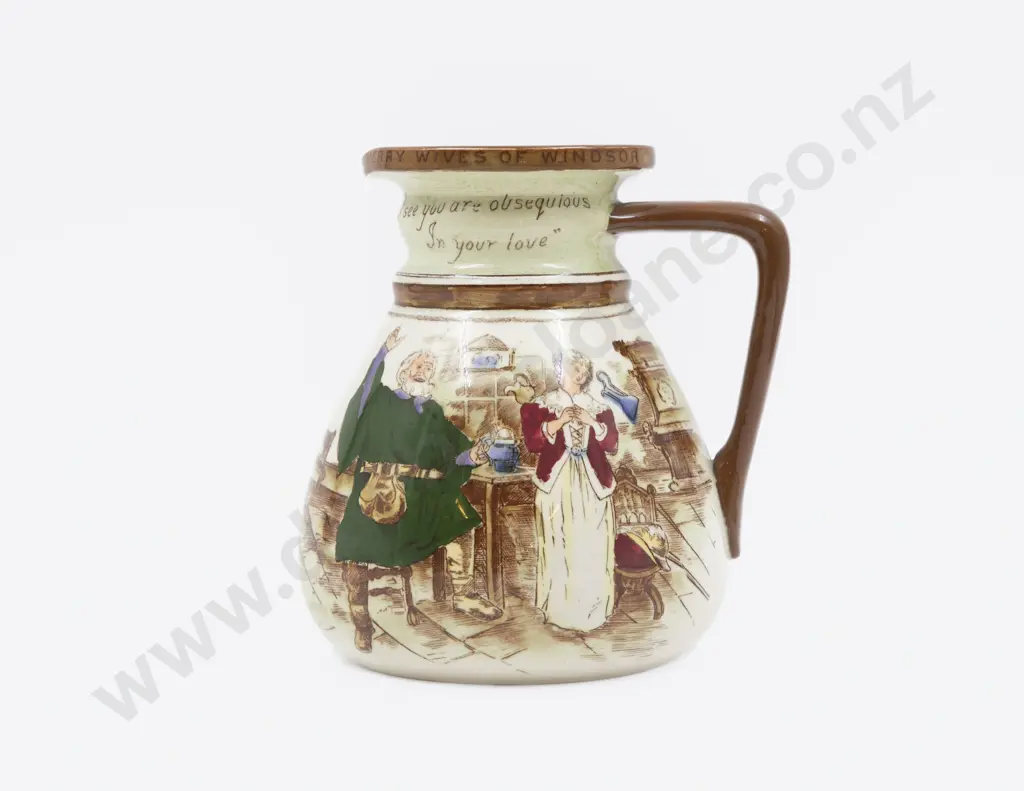 Shelley Merry Wives of Windsor Jug & John Bull Toby Jug Image 1++